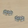 150 pièces pendentifs à breloques de crabe fournitures d'artisanat en argent Antique pour la fabrication de bijoux accessoires tibétains