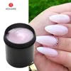 Unhas Postiças MSHARE 150ml Jelly Gel Construtor Gel Creme para Extensão de Unhas Médio Suave Cobertura Tonalidade Rosa Branco Gel Durado para Unhas UV de Extensão Rápida 230701