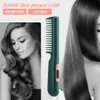 Hair Straighteners Electric Hair Straightening Brush Rotating 2 in 1 Professional Mini Hair Straightener Curler Smoothing Comb Iron for Hair Styler 230701