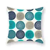 Pillow Case Soft Polyester Home Decor Cushion Cover Geometric Design Seat Chair Couch 45x45cm Car Waist Pillowcase