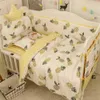 2023 AI Baby Bed Collision Prevention Midja Pure Cotton Four Seasons Universal Newborn Kids Crib Twin Boys Bedding Set Set