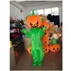 Vendita in fabbrica Costume della mascotte della zucca Maschera del vestito operato Maschera del partito Cartone animato Drago mascotte Costume di compleanno del personaggio dei puntelli di inseguimento