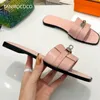 New brand design women leather sandals in the summer square plane and elegant lady sandals outdoors beach skate shoes button plus size 42