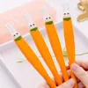 Novelty Flat Head Carrot Gel Ink Pen Signature Escolar Papelaria School Office Supply PRESIMENT