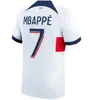 23 24 PSG Maglie da calcio MBAPPE NEYMAR JR  SERGIO RAMOS KIMPEMBE Fabian MARQUINHOS