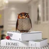 Novelty Items Owl Shaped Metal Coin Money Saving Box Cute Piggy Boxes Home Decor Furnishing Articles Crafting Christmas Gift For Kids 230701