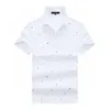 Ubrania designerskie Mężczyzny Polo Letter Drukuj Krótkie rękawy Top swobodny oddychany bawełniany Wygodny materiał Zaawansowany azjatycki rozmiar M XXXL 2023 Polos Men Clothing koszule