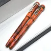 مجموعة جديدة محدودة الإصدار التراثية 1912 Rollerball Pen Orange Black Design Design Snake Clip Clip Ploint Pen Office Office