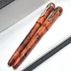 Nuova edizione limitata Heritage Collection 1912 penna roller arancione nero design unico penna a sfera con clip a serpente scrittura da ufficio