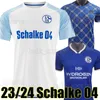 22/23/24 Schalke 04 Away Soccer Jerseys OUWEJAN PALSSON LODE LATZA TERODDE ZALAZAR BULTER LEE FLICK PIERINGER DREXLER THIAW MATRICIANI 2023 2024 Football Shirts