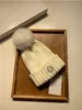Winterdesigner gestrickte Wollhut Frauen klobig gestrickt dick warm warm