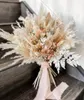 Suszone kwiaty trzymające naturalne duże pampas trawę ślubne bukiety ręcznie wykonane kwiaty dla nowożeńców dla Decoratio 230701