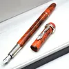 Nuova edizione limitata Heritage Collection 1912 penna roller arancione nero design unico penna a sfera con clip a serpente scrittura da ufficio