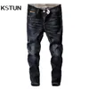KSTUN Men Jeans Pants Denim Fashion Desinger Black Blue Stretch Slim Fit Jeans for Man Streetwear Cowboys Hiphop calca masculina T275R