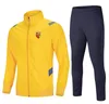 RC Lens Combinaison d'entraînement à manches longues et fermeture éclair complète pour hommes et enfants adultes Ensemble de vêtements de sport de plein air et de loisirs Maillots Vêtements de sport de jogging