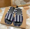 Summer Ladies Hotselling Beach Designer Slippers Women Fashion Letter Slides Luxury Flip Flat Rubber Gear Bottoms Sandals