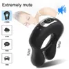 Massager Men Cock Rings Silicone Wireless Remote Penis Ring Ejaculation Delay Vibrating Adult for
