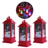 Vazolar 3x Mevsimsel Dekor Noel Feneri Kırmızı Renk Dekoratif İç Mekan Dış Mekan
