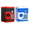 Novelty Items Electronic Piggy Bank ATM Password Money Box Cash Coins Saving Automatic Deposit Safe Kids Gift Drop 230701