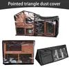 Small Animal Supplies Rabbit Hutch Cover Dust Proof Moisture Resistant Cage Covers Pointed Triangle Crate for Pets House Accessories 230701