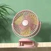 1pc Creative 6-inch Sector Clip Fan, Soft Light Atmosphere Lamp, Cool Lighting, Desktop Dormitory Home Usb Fan, Large-capacity Battery Fan, Summer Essential