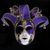 Party Masks European och American Painted Halloween Festival Dance Party Mask Highend Venetian Lady Performance 230630