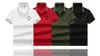 2023 VA w nowym stylu męska koszulka polo lato dorywczo haftowany wzór meduzy czysta bawełna wysoka SreetBusiness moda czarno-biały kołnierzyk M 3XL koszule dla mężczyzn projektant