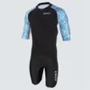 Cykeltröja sätter Zone3 Triathlon Skinsuit Men's Racing Swiming Summer Road Bike Roller Skate Clothing Jumpsuit Maillot Ropa Ciclismo 230701