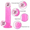 Erótico macio enorme vibrador realista gode enorme pênis feminino forte ventosa para mulher adulto g-ponto