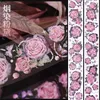 Blocchi per appunti L'aroma dell'estate Nastro Washi floreale in PET per la creazione di carte Decorazione Adesivi per piani di scrapbooking fai-da-te p230701