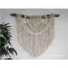 Tapestries Macrame Wall Hanging Boho Decor Bohemian Fibre Art Modern al Home Beach House Southwestern Style Minimalist Yarn Tapestry 230701