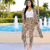 Roupas étnicas 2 peças com estampa africana, elástico, bazin, calças folgadas estilo rock, manga Dashiki, famoso terno para mulheres, casaco e leggings 309w