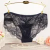 Women's Panties Fashion Sexy Underwear Women Ultra Thin Lace Low-rise Underpants Transparent Seamless Briefs Lady Big Size Li300E