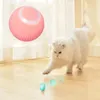 Cat Toys Electric Ball Automatyczne toczenia Smart for Cats Training Self -Single Kitten Interactive Interactive 230701