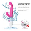 Masseur 10 vitesses rechargeable portable en silicone pour adulte Clitoris clitoridien G Spot Vibromasseur lapin double moteur pour femme