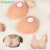 Bröstform False Shemale Breast Fake Chest Tits Silicone Artificial Breast Dragqueen Shemale Transgender Postoperative Crossdresser Bra Set 230701