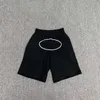 Designer curto cortez verão masculino algodão solto ilha do diabo impressão rua moda cortz shorts rua hip-hop malha alta rua cinco pontos shorts montanha 218