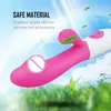Masseur 10 vitesses rechargeable portable en silicone pour adulte Clitoris clitoridien G Spot Vibromasseur lapin double moteur pour femme