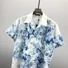 2 LUXURY Designers Shirts Men's Fashion Tiger Letter V silk bowling shirt Casual Shirts Men Slim Fit Short Sleeve Dress Shirt M-3XL#1184