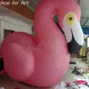 Summer Decor Inflatable Party Flamingo Pink Bird Mascot Model for Promotion/Decoration or Outdoor Display in Zoo