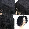 Syntetiska peruker Saisity Medium del Syntetiska dreadlocks hår peruk för afrikanska kvinnor svart brun bug ombre virkning själ locs flätor peruker 230701