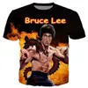 Hip Hop Sportwear Punk Casual Herfst Mannen Cool Print De Avatar The Bruce Lee 3d T-shirt001