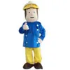 2018 Wysokiej jakości strażak Sam Mascot Costume Firefighter Christmas Party Sukiet Suit 221m