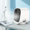 Desktop Premium Air Conditioner Fan, Negative Ionic Cooling Fan, Household Office USB Humidification Cooling Night Light Fan