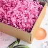 Torkade blommor 90100g Natural Immortal Anna Hortangea Flower DIY Handmased Bouquet Material Wedding Decoration 230701