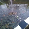 Zestaw pompy w Water Circle z oddzielnym panelem słonecznym przez kabel 3M i 4 dysza do basenu fontannowego staw ptasita w kąpieli wodnej cykl ogrodowy na patio zbiornik akcji