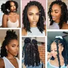 Perucas de cabelo humano ALORORO Sintético Locs Crochet Cabelo Natural Encaracolado Dreadlocks Cabelo Preto Marrom Escuro Macio Faux Locs Crochet Tranças Para Mulheres 230701