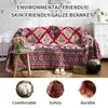 Stoelhoezen Sofa Cover Europa Stijl Deken Met Kwastje Bohemian Lounge Bed Plaid Tapestry Sprei Vrouwen Outdoor Strand Sandy Handdoek 230701