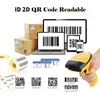 Appliances 1d 2d Handhel Barcode Scanner Reader Qr Pdf417 Bluetooth 2.4g Wireless Wired Usb Reader for Small Business Cigarette Code