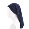 Men Braids Dreadlocks Night Sleep Cap Long Tail Bonnet Cap Wide Elastic Band Chemo Cancer Hat Unisex Solid Color Head Wrap